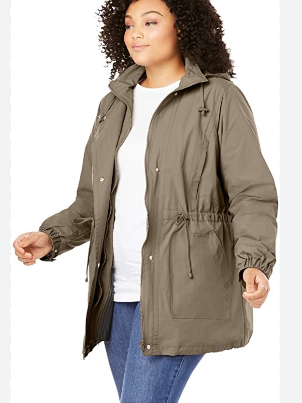 Thyme Maternity Olive Green Utility Jacket